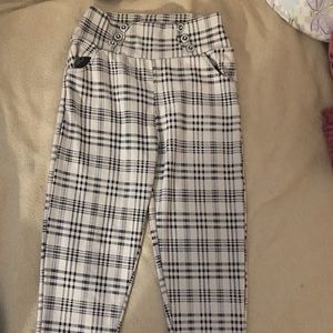 Pants that are preown but would look with a suit.